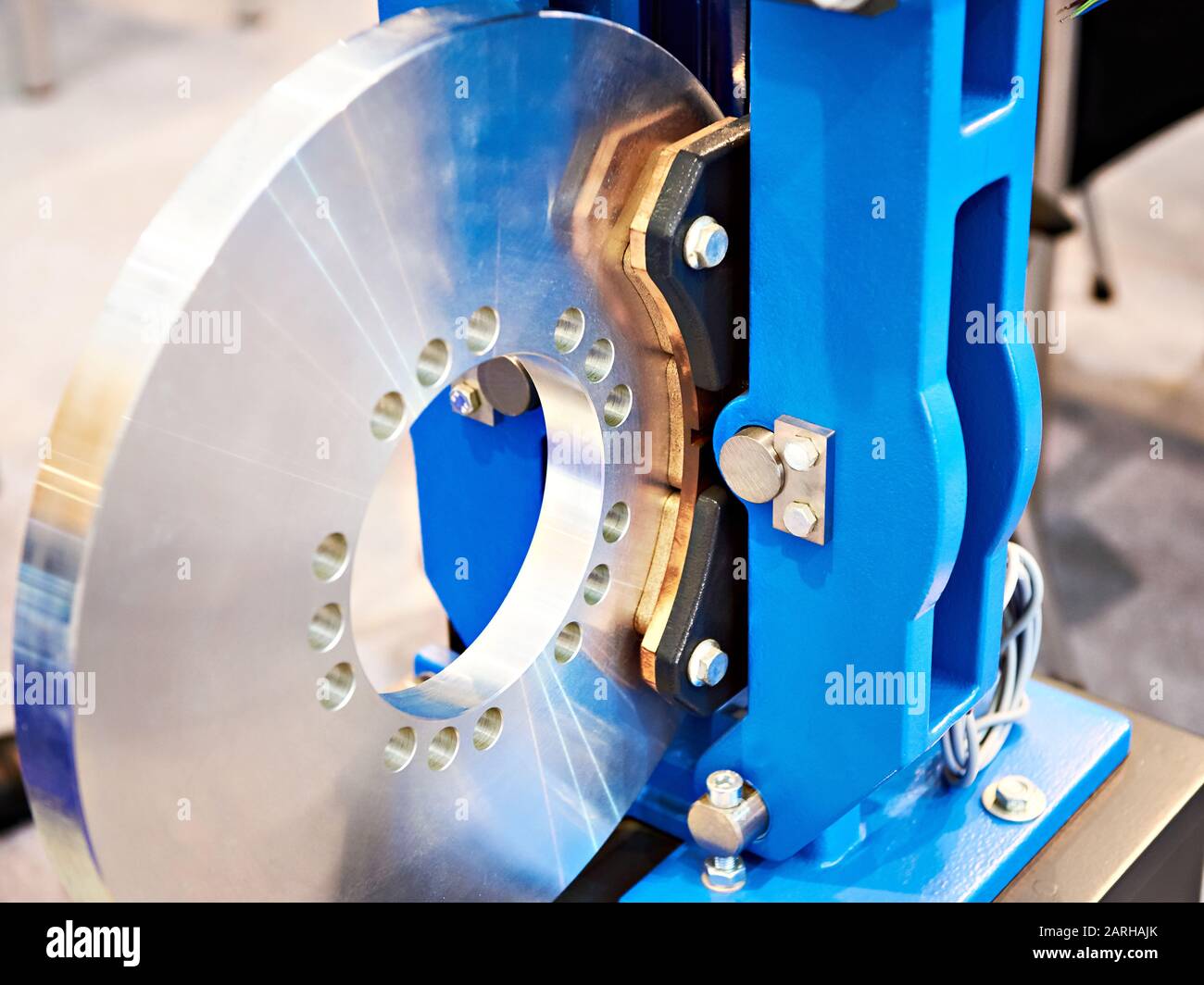 Disc brake for industrial equipment Stock Photo Alamy