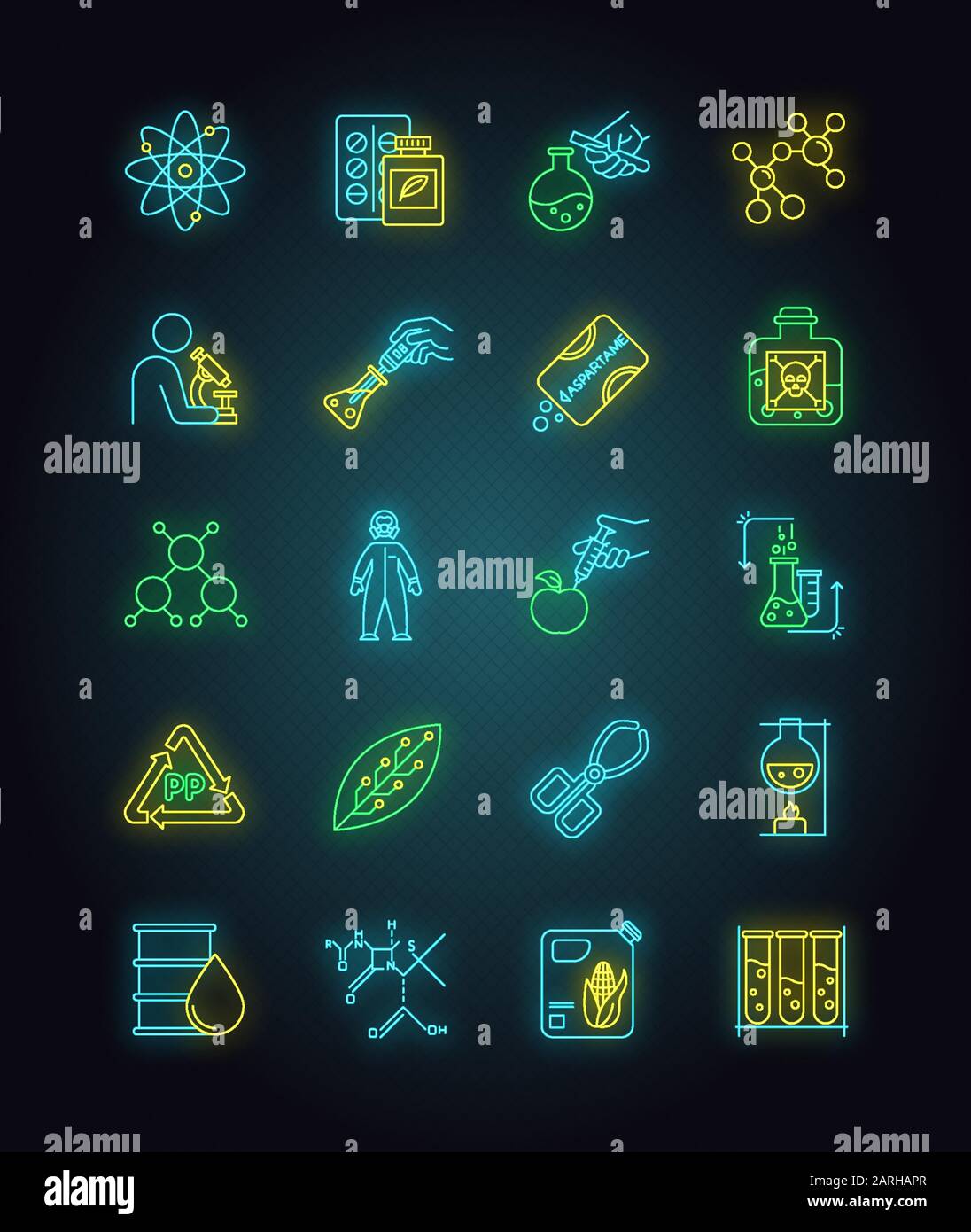 glowing chemistry set