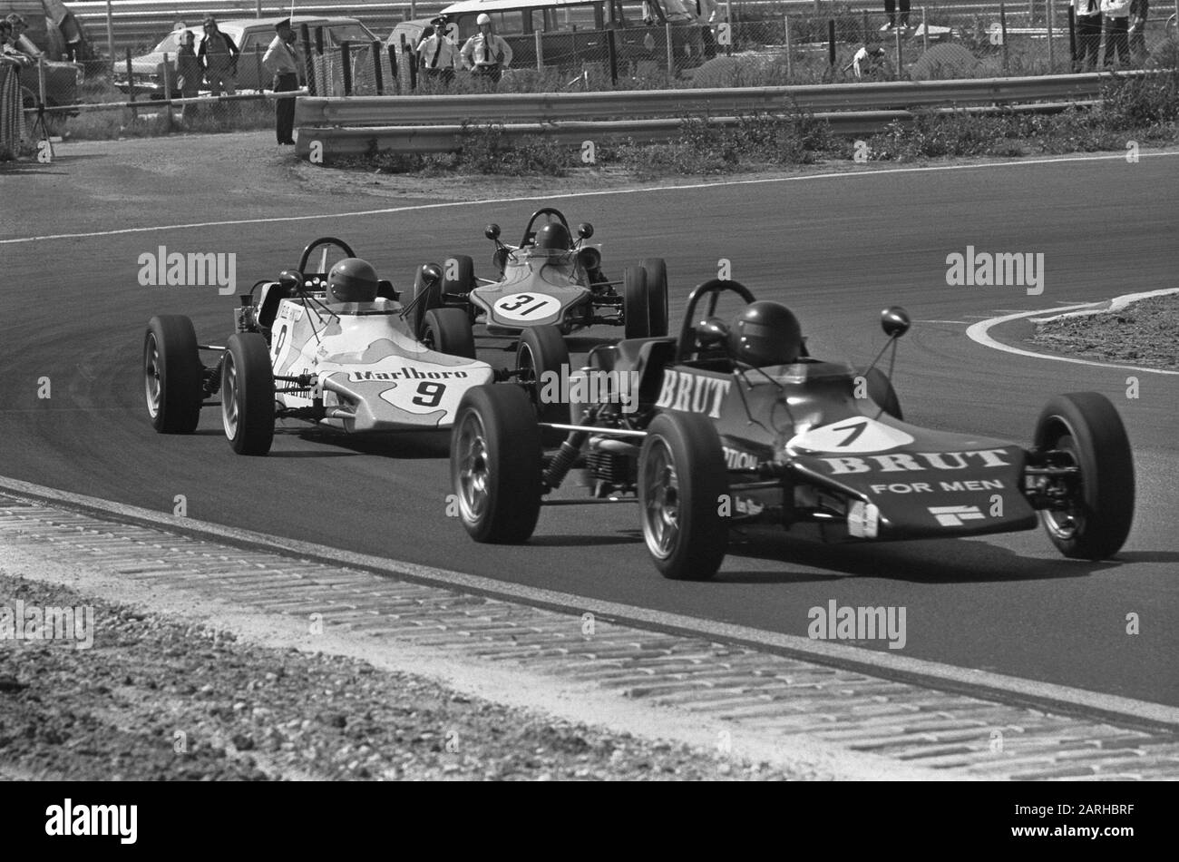 Zandvoort Trophy Formula Vee in action Date: 12 August 1973 Location: Noord-Holland, Zandvoort Keywords: autoraces Stock Photo