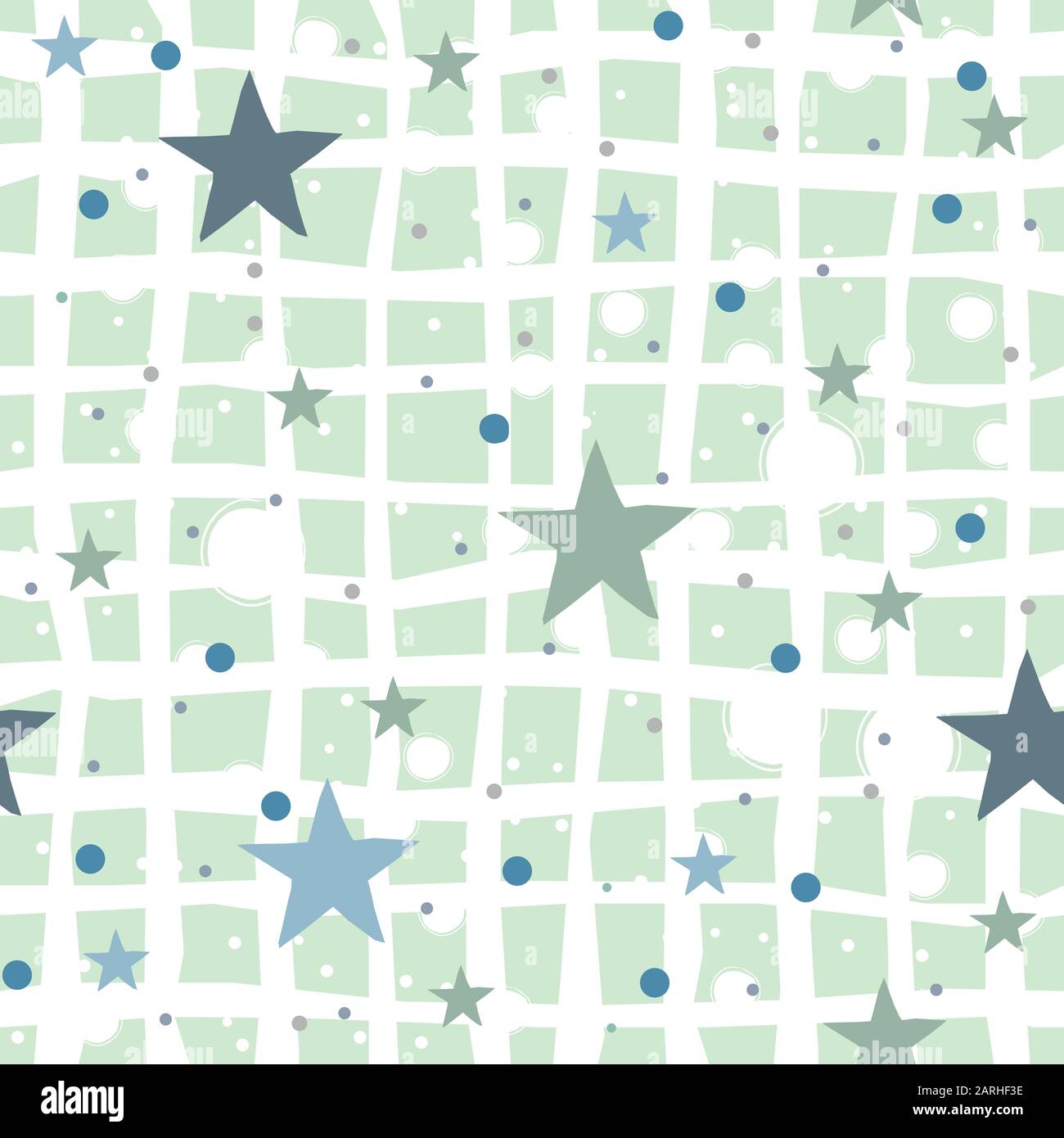 Seamless Pattern with Stars. Vector Illustration Stock Vector Image ...
