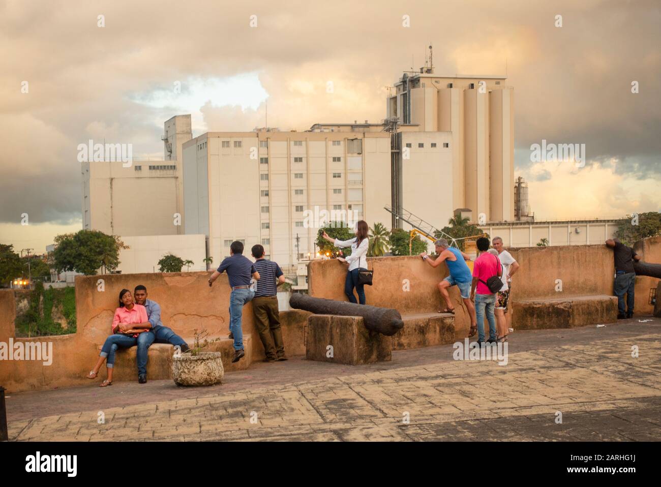 Fortaleza Ozama Santo Domingo Dominica Republic Stock Photo