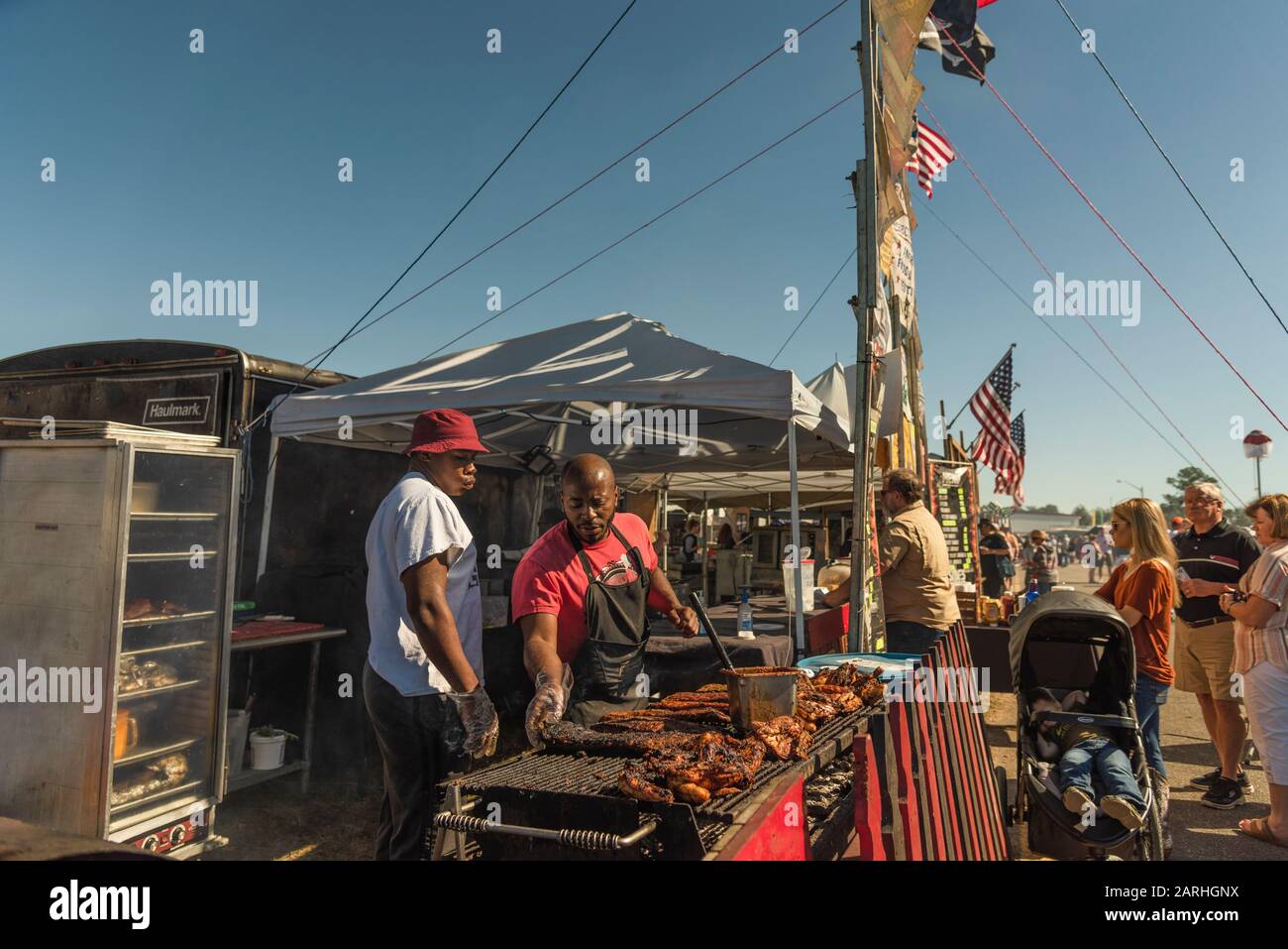 BBQ Smoker Pigfest Lakeland, Florida USA Stock Photo Alamy