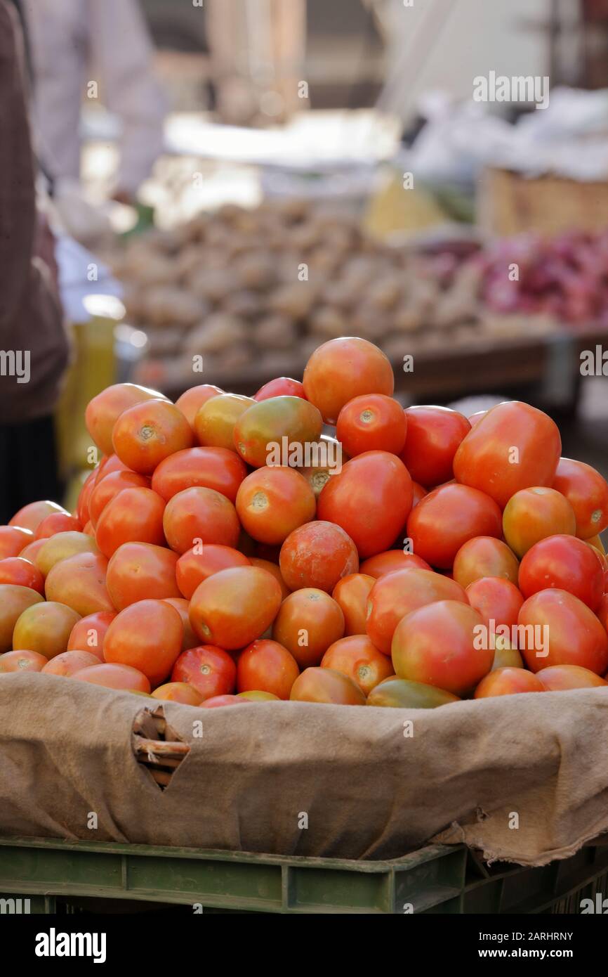 Vegetable market Stock Photo Alamy