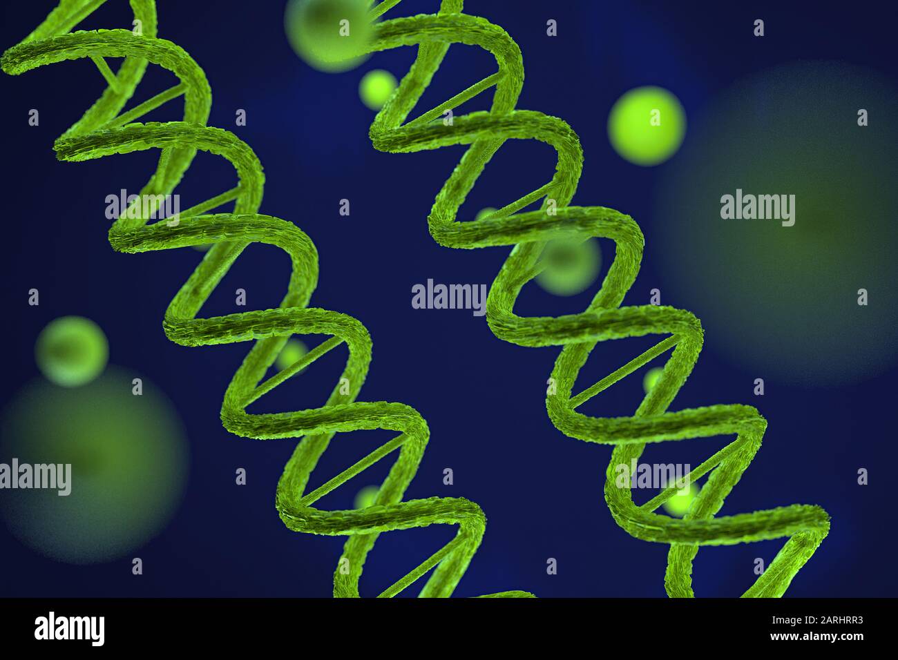 Dna Structure 3d Wallpaper