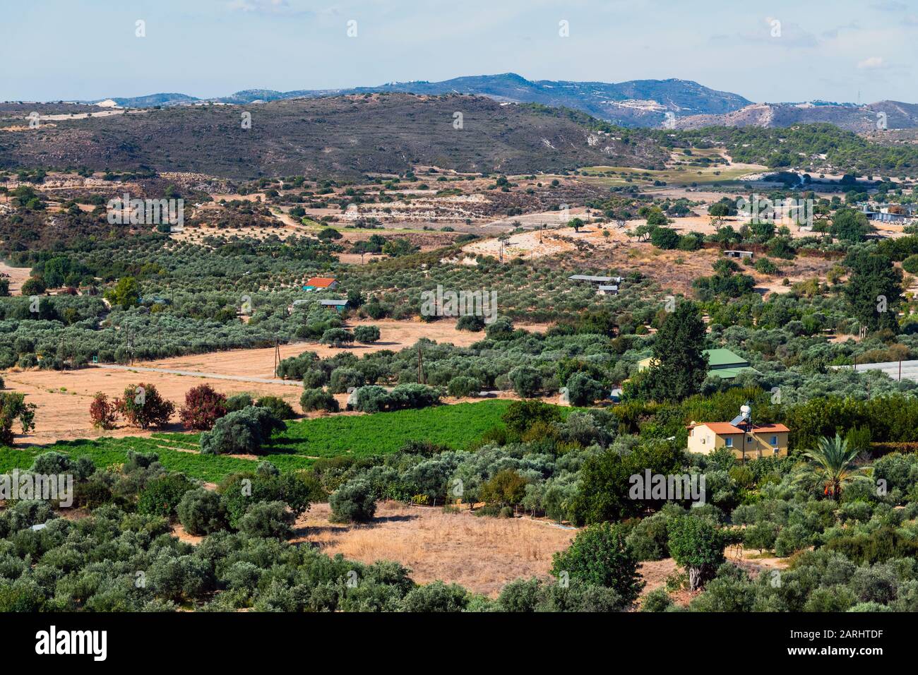 Hill top houses cyprus hi-res stock photography and images - Alamy