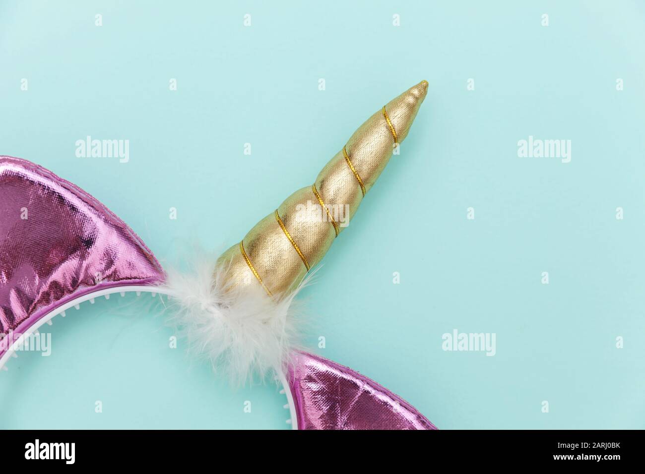 Kawaii Unicorn Concept Simply Flat Lay Design Halloween Party