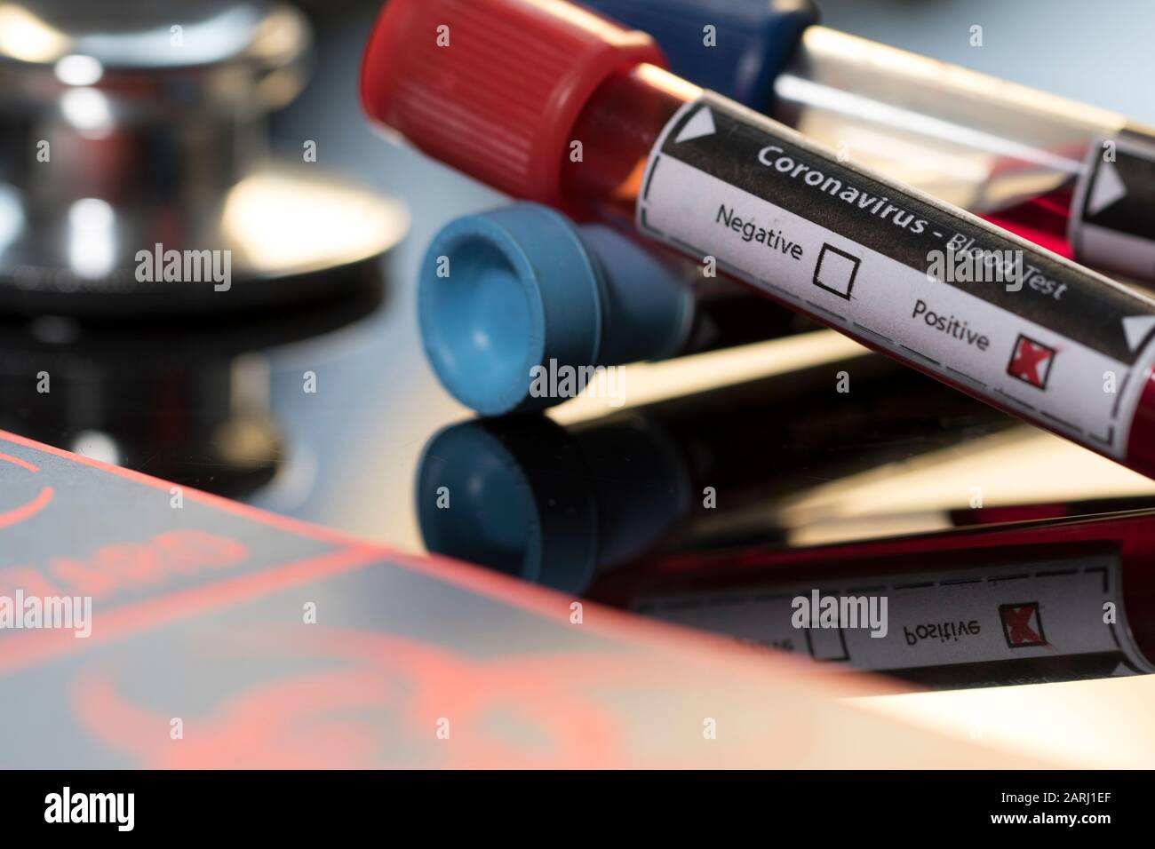 Coronavirus Wuhan China Blood Test Positive For Viral Infection Disease Outbreak Respiratory Syndrome Coronavirus Contagious Disease Stock Photo Alamy