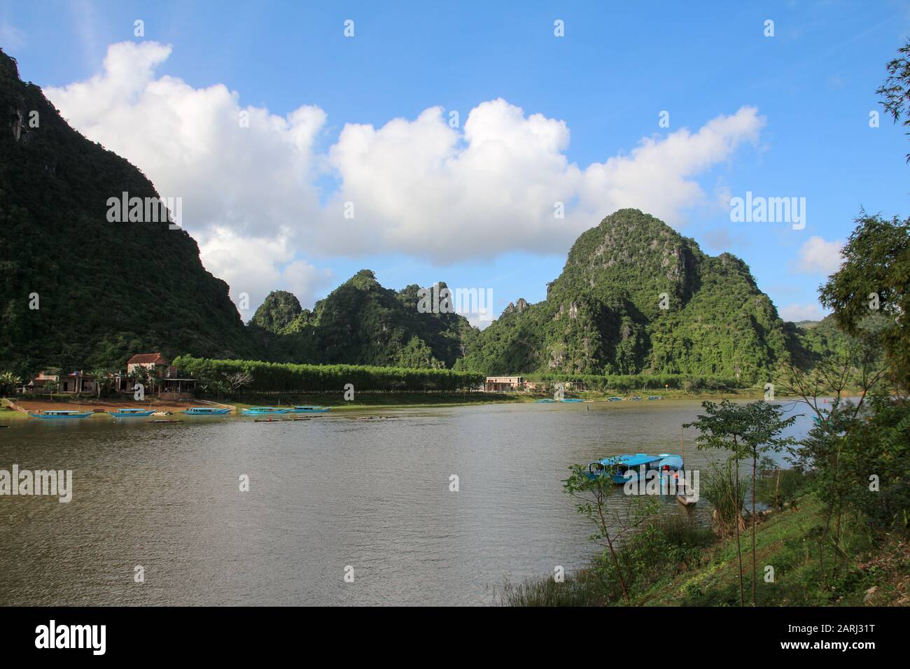 The beautiful Phong Nha Ke Bang National Park in central Vietnam Stock Photo
