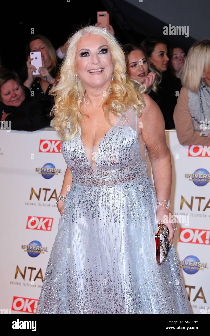 Vanessa Feltz attending the National Television Awards 2020 held at the