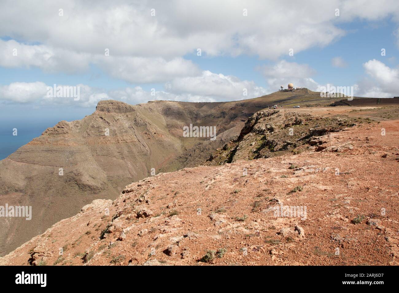 Famara mountains, Lanzarote, Canary Islands Stock Photo