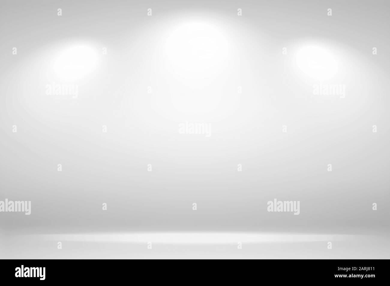 Spotlights Scene. Abstract white background empty room studio ...