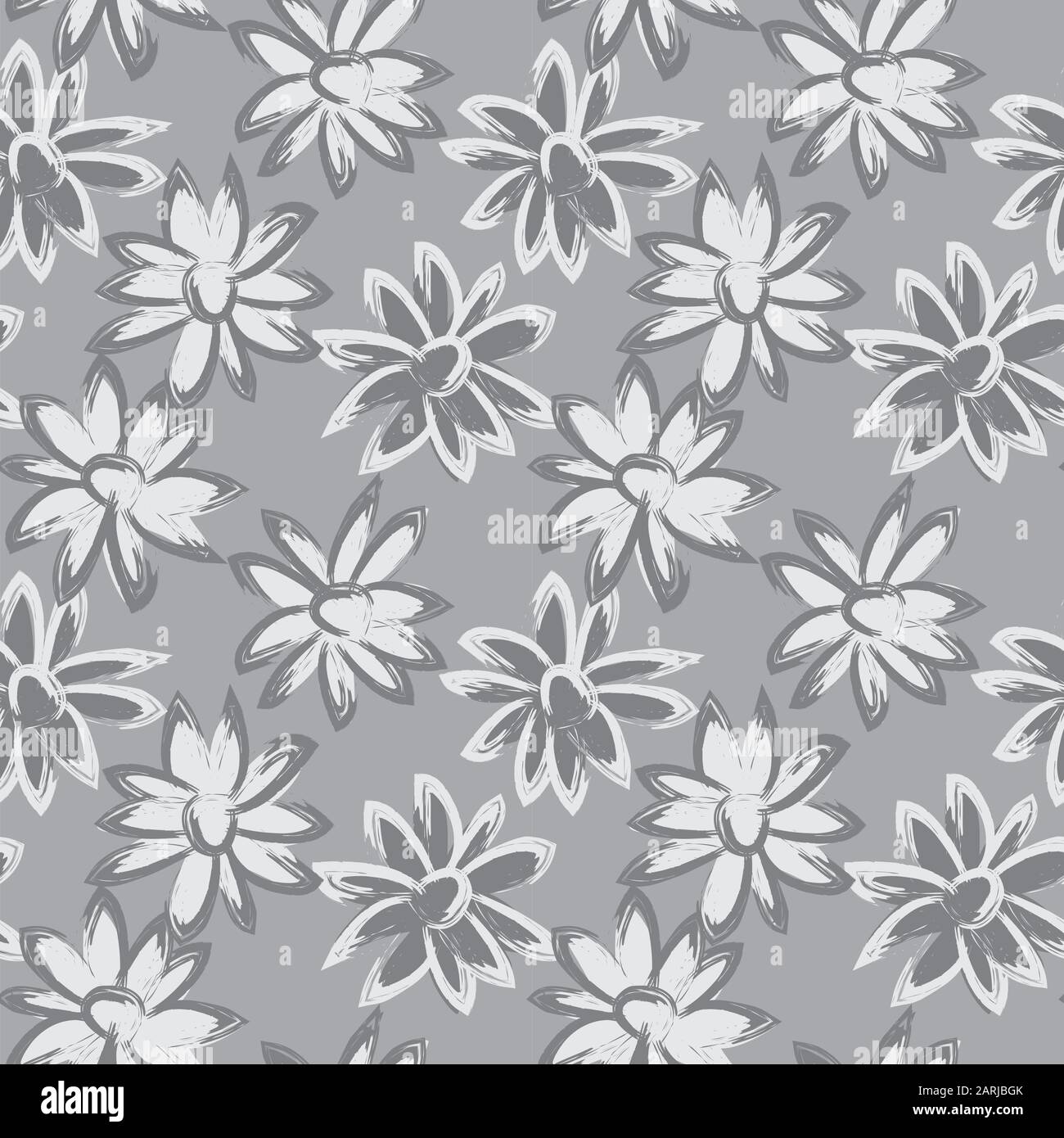 Bold floral print Black and White Stock Photos & Images - Alamy