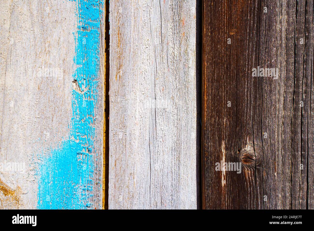 Old board background. Wood panels on a rustic barn Stock Photo