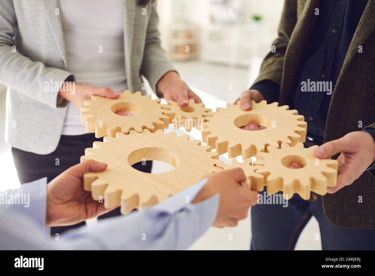 Business cooperation concept business team innovation strategy ...