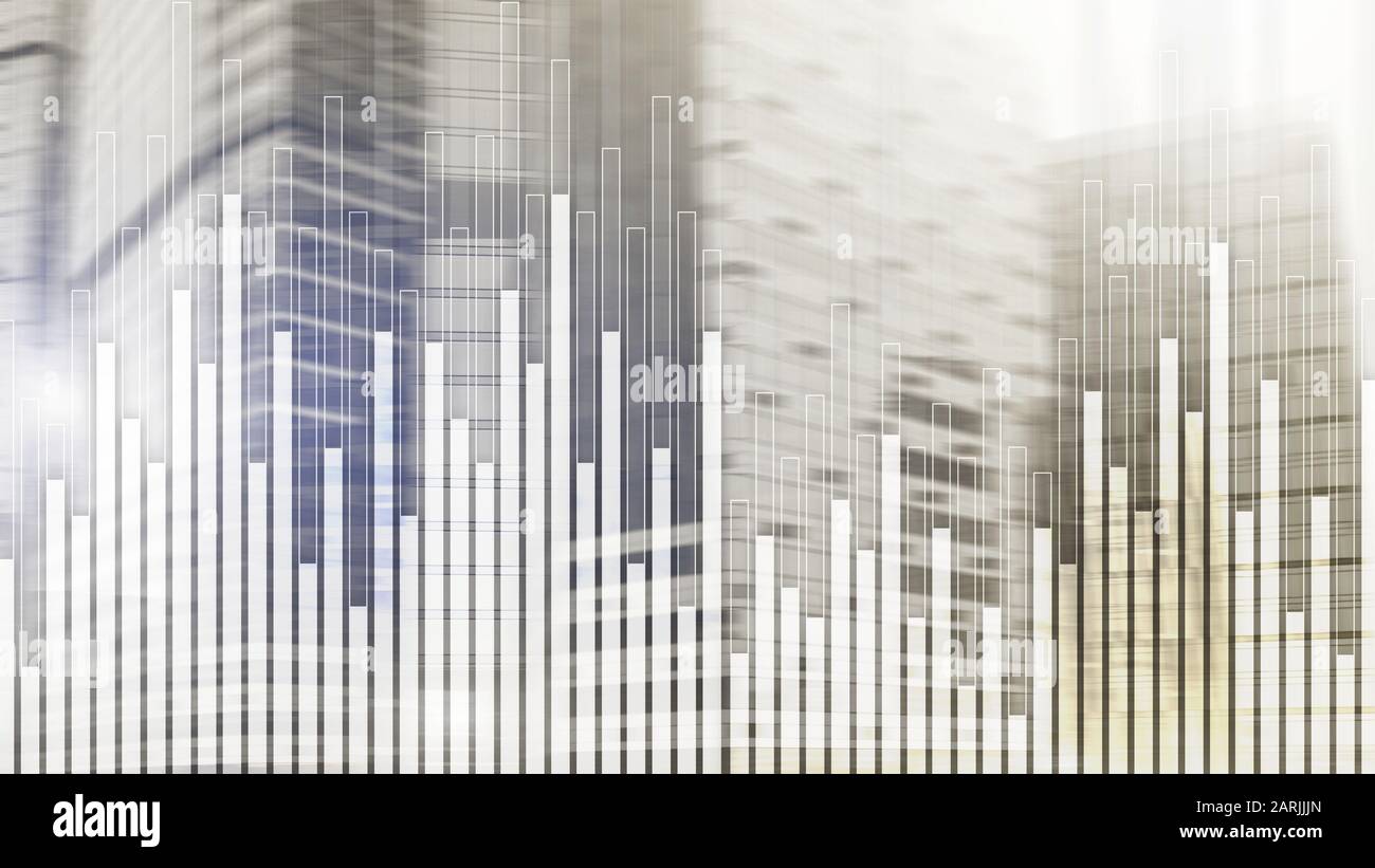 Mixed Media Stock Market Corporate background. Concept City Trading ...