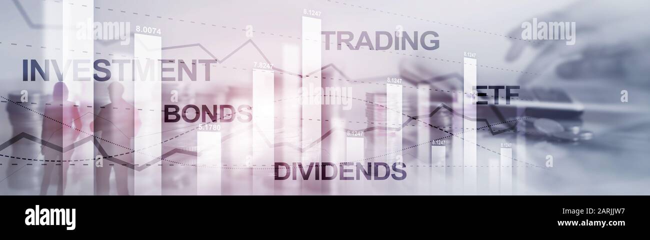 Bonds Dividends Concept Abstract Business Finance Background