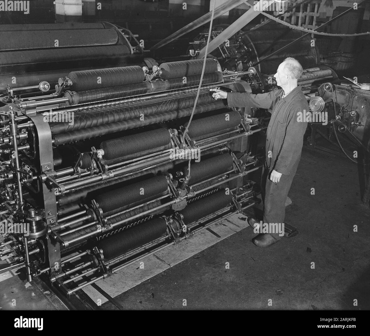 Textile manufacturing stockings at Tilburg industry Date: undated ...