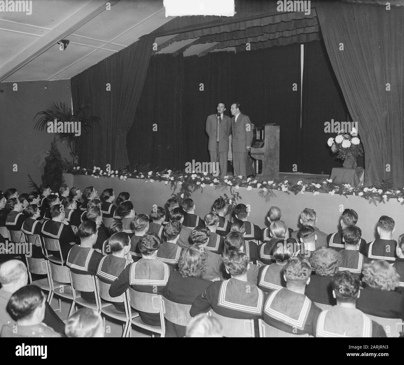 Jubileum cinema room MOC Voorschoten Date: November 4, 1948 Location: Voorschoten, Zuid-Holland Keywords: jubileum Stock Photo