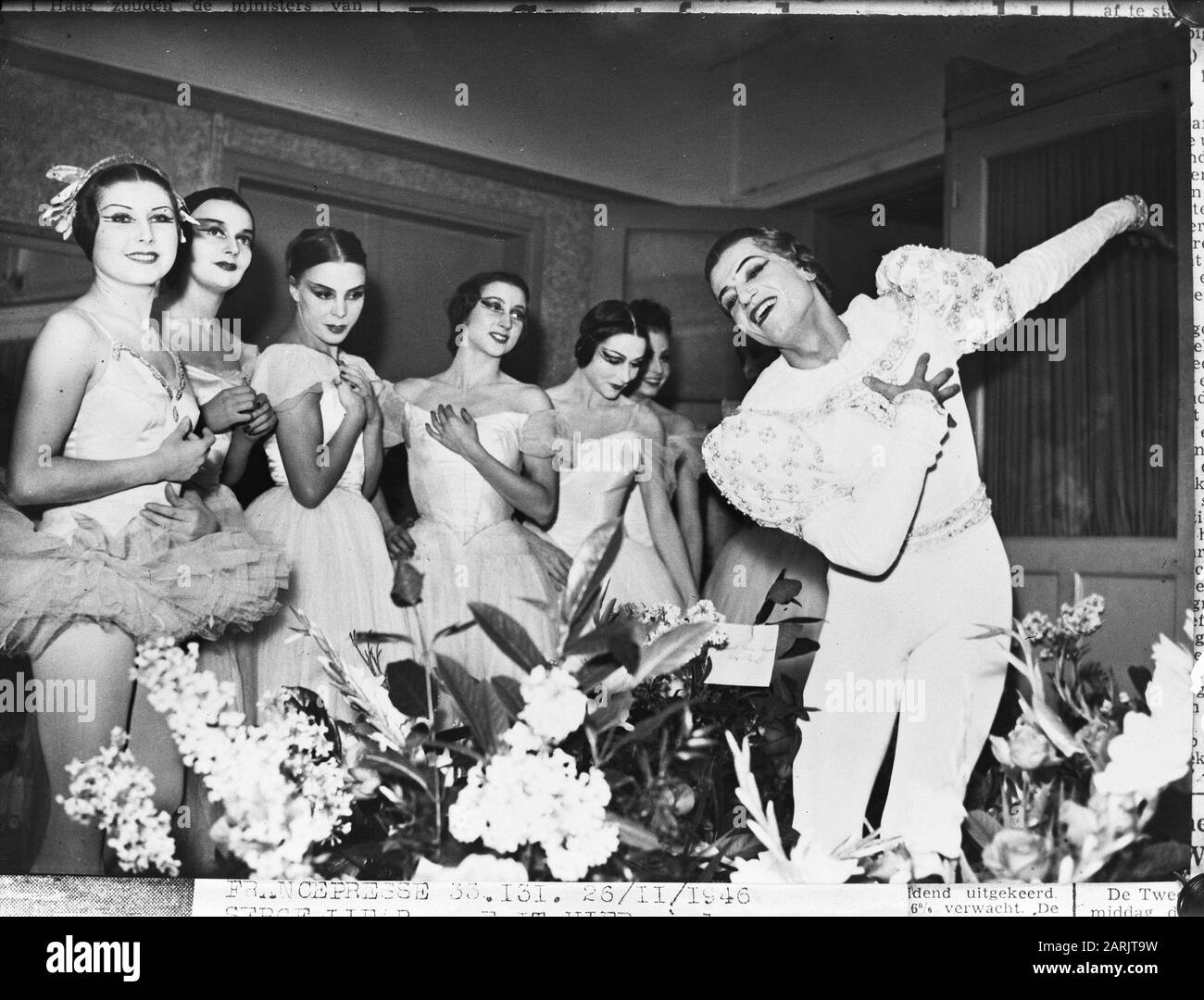 First performance ballet Cherge Zifar Date: 28 November 1946 Keywords: BALLET, Performance Person name: BALLET Stock Photo