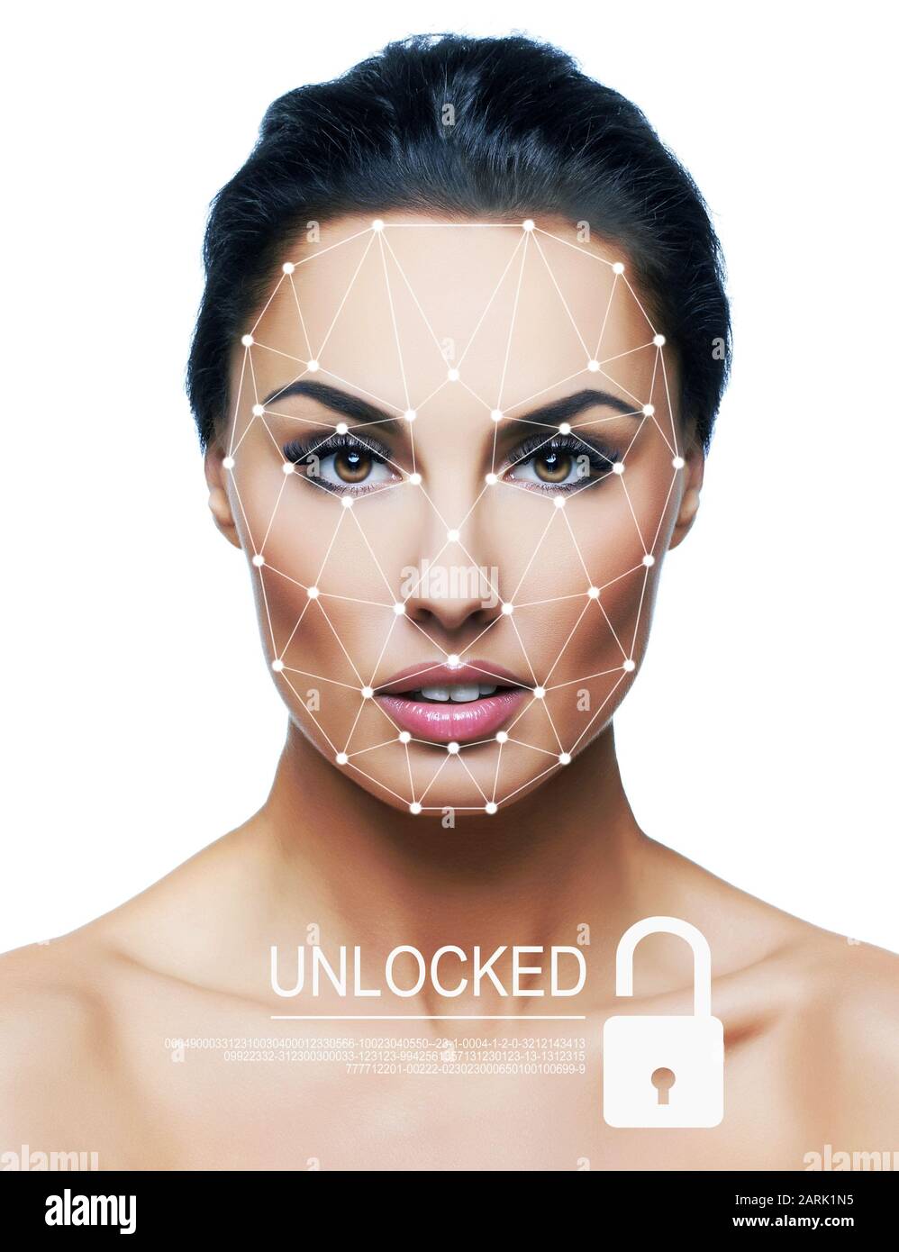 Biometric facial recognition hires stock photography and images Alamy