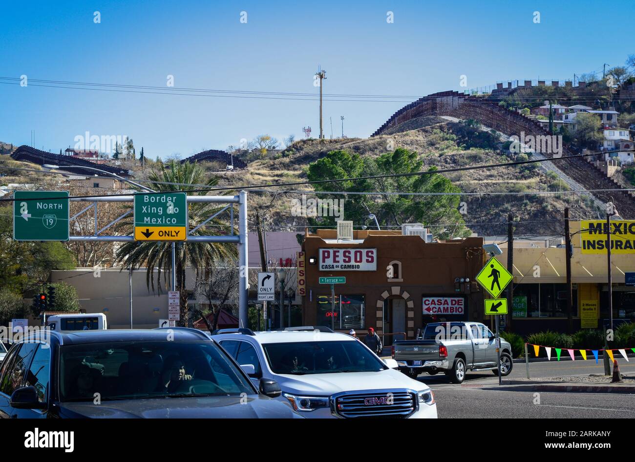Nogales mexico sign on hill hires stock photography and images Alamy