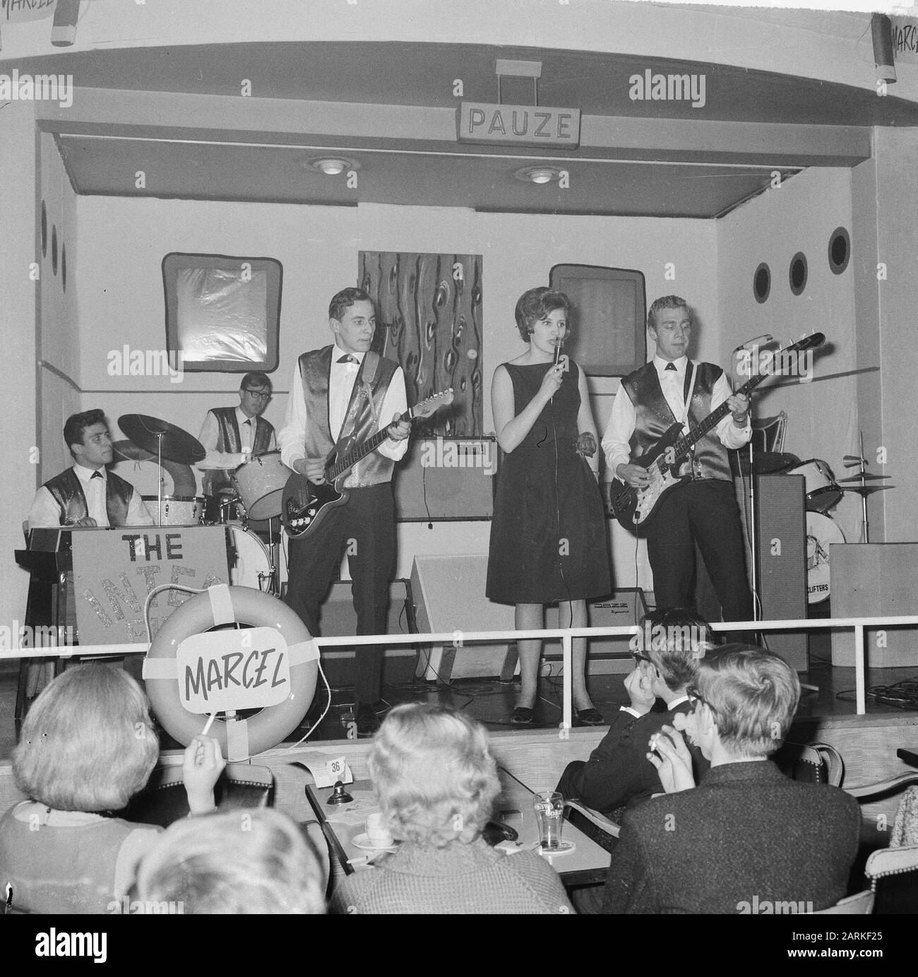 Talent show at Marcel on the Rembrandtplein Date: 5 january 1965 Keywords: Talent shows Personal name: Marcel Stock Photo