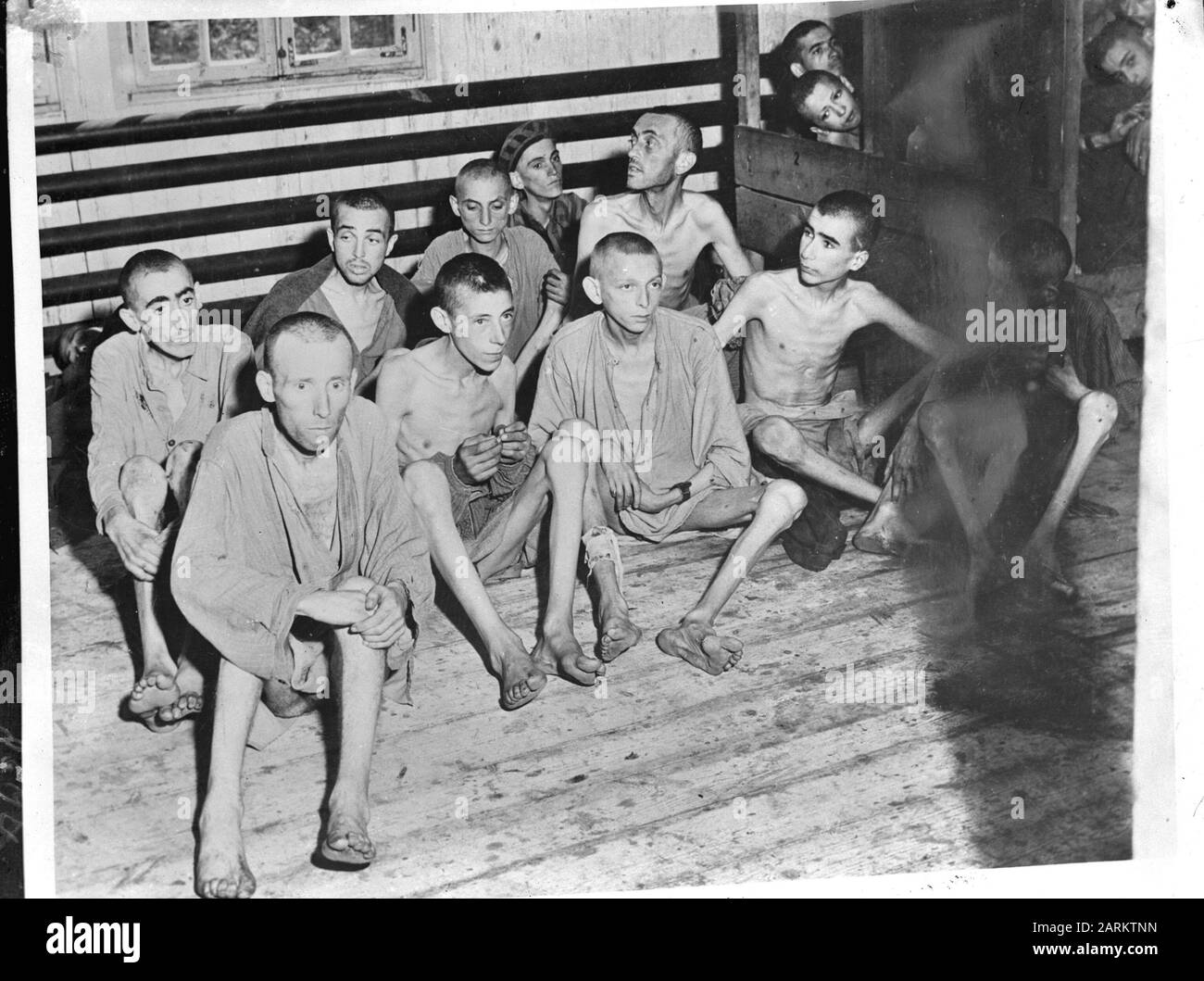 Concentration camps in Germany Emiliated concentration camp prisoners