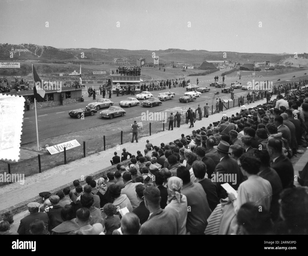 Sportwagenraces Zandvoort Date: 21 May 1956 Location: Noord-Holland, Zandvoort Keywords: sportwagen races Stock Photo