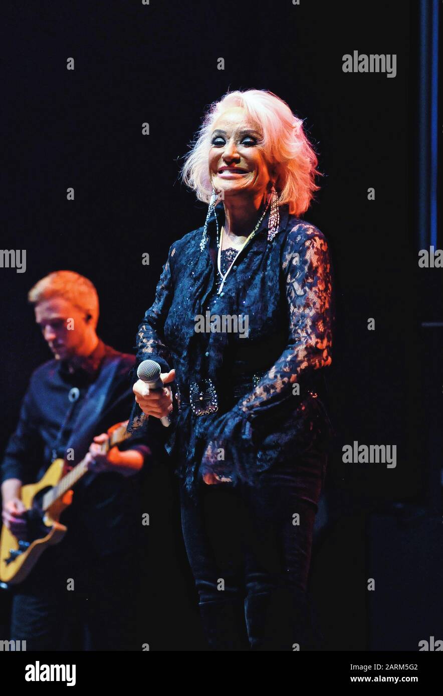26 January 2020 - Country music legend Tanya Tucker wins her first-ever  Grammy Award for Best Country Song ''Bring My Flowers Now'' and Best Country  Album ''While I'm Livin'.'' File Photo: 2019