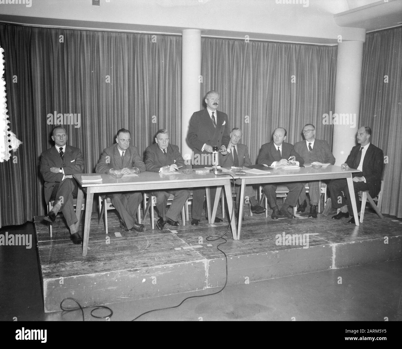 Meeting Olympic Committee not to Olympic Games Date: November 6, 1956 Keywords: Meetings Stock Photo