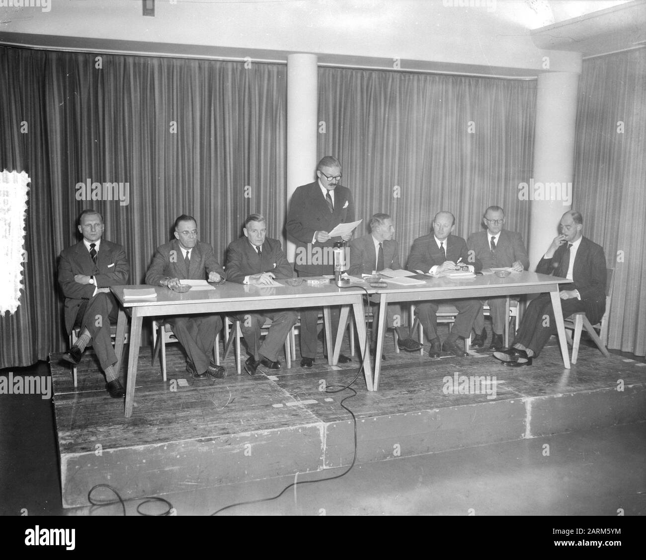 Meeting Olympic Committee not to Olympic Games Date: November 6, 1956 Keywords: Meetings Stock Photo