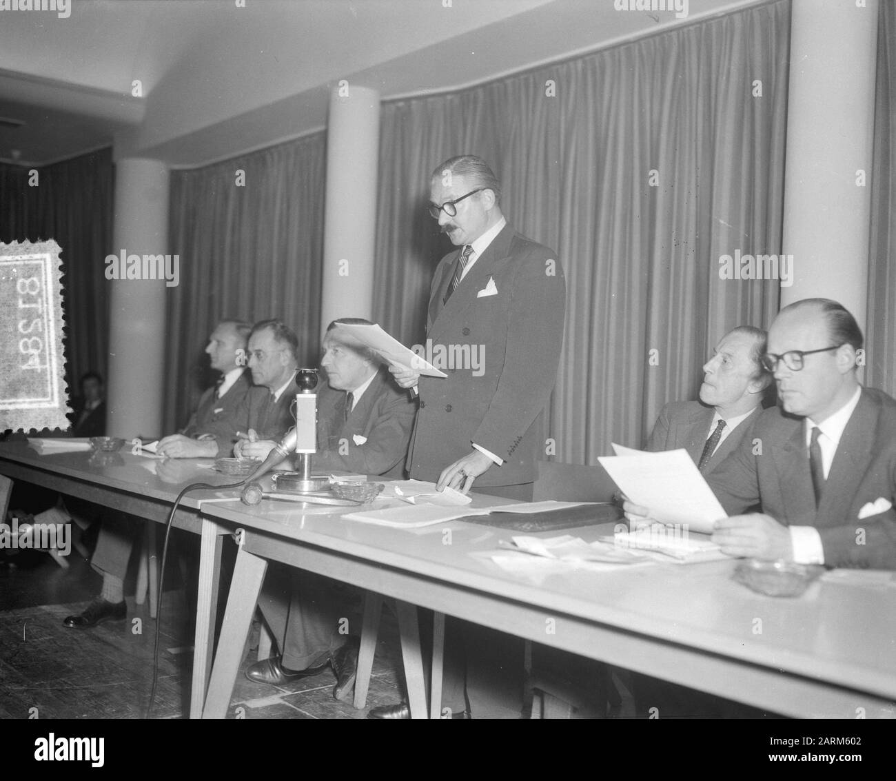 Meeting Olympic Committee not to Olympic Games Date: November 6, 1956 Keywords: Meetings Stock Photo