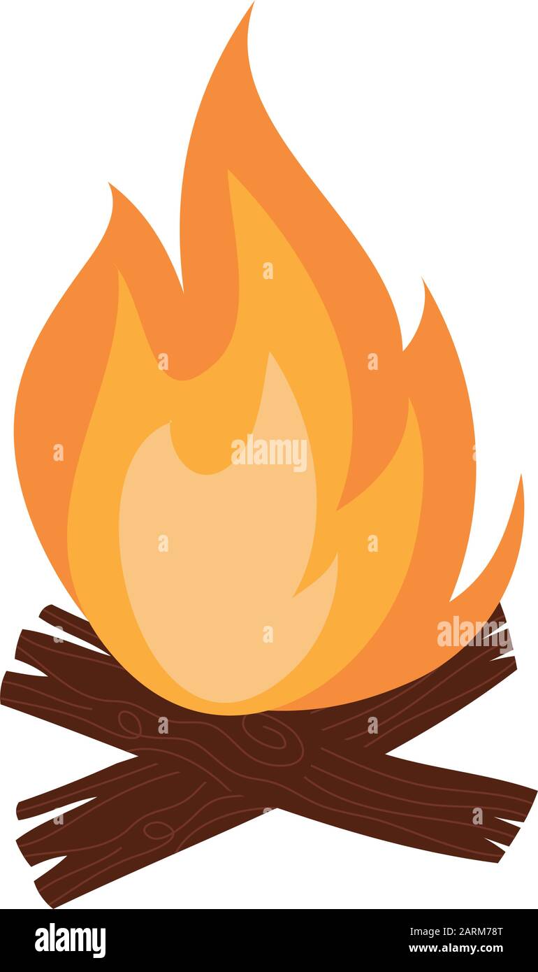 fire wood camping isolated icon Stock Vector Image & Art - Alamy