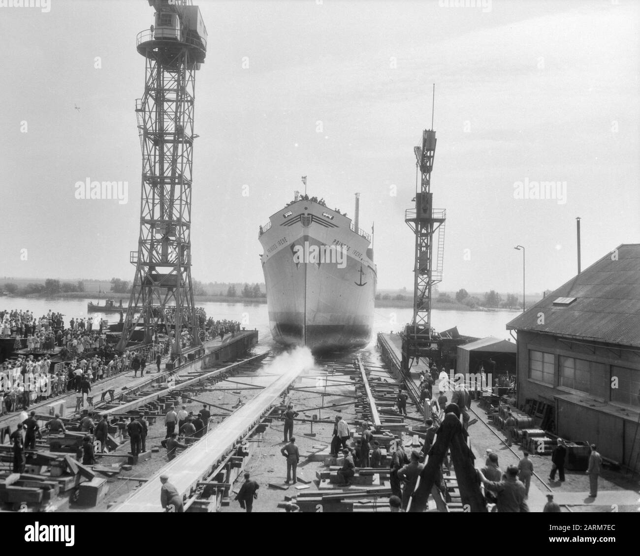 Launching of the Princess Irene by Her Royal Highness Princess Irene at