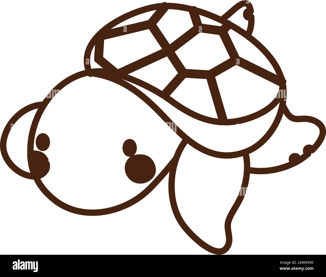 turtle sea life animal isolated icon Stock Vector Image & Art - Alamy