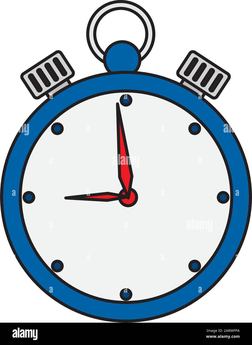 chronometer time equipment isolated icon Stock Vector Image & Art - Alamy