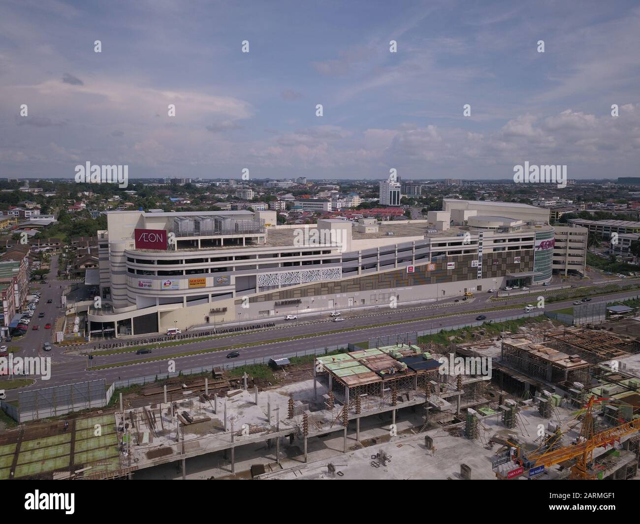 Kuching, Sarawak / Malaysia November 17 2019 The AEON Shopping Mall