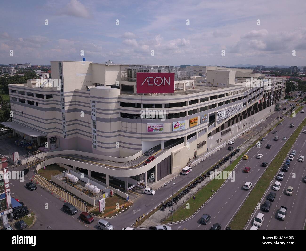 Kuching, Sarawak / Malaysia November 17 2019 The AEON Shopping Mall