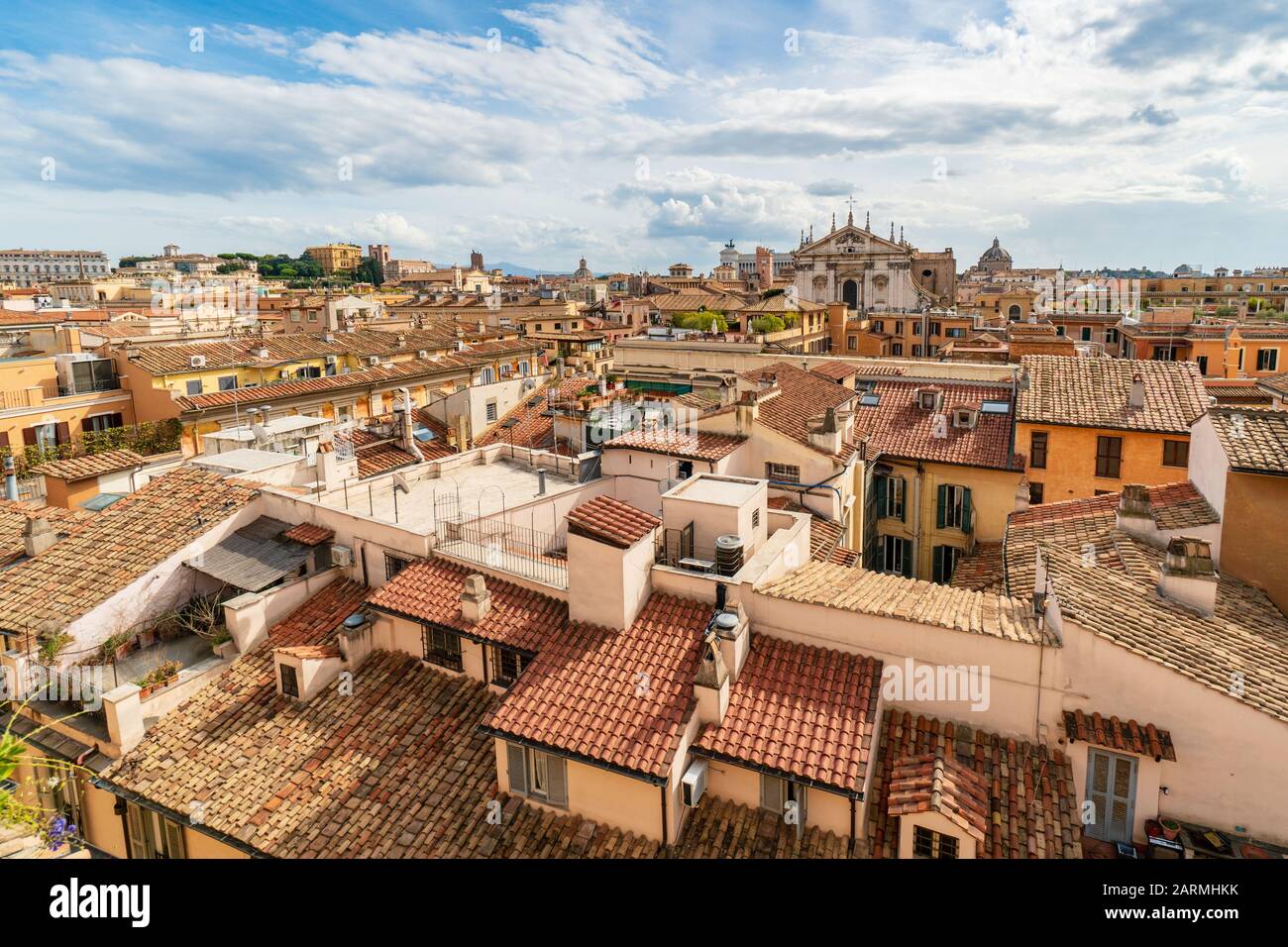Vintage rome skyline hi-res stock photography and images - Alamy