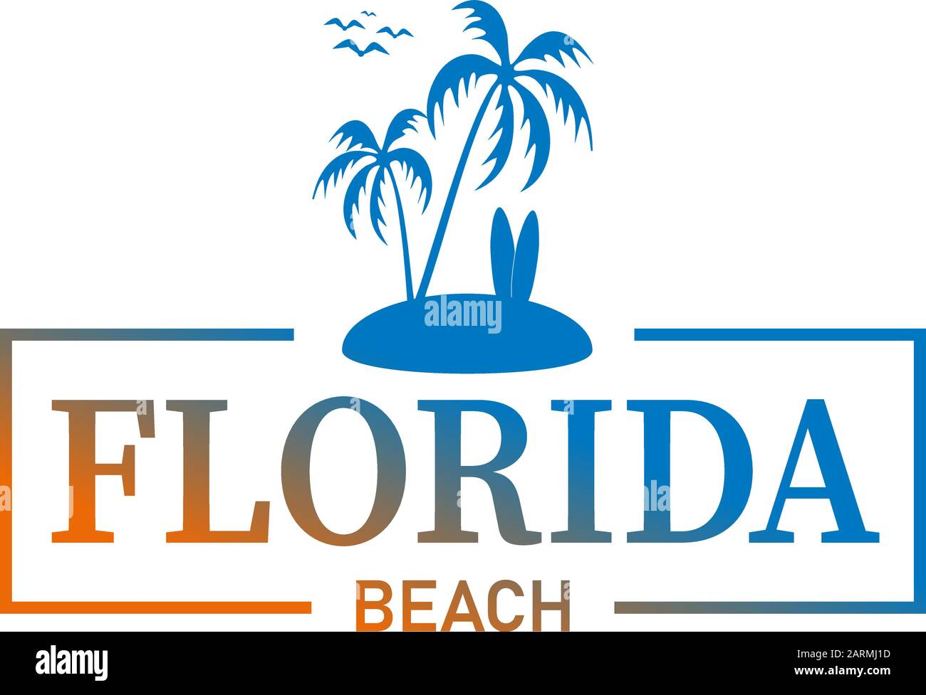 Florida beach vibes t-shirt and apparel vector design, print ...