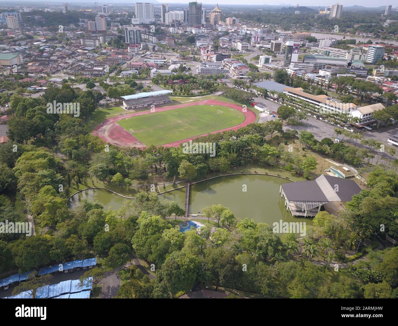 Kuching, Sarawak / Malaysia - October 27 2019: The iconic MBKS building ...