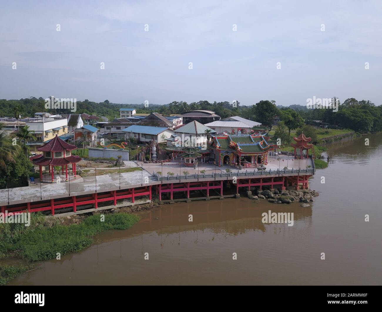 Kuching, Sarawak / Malaysia November 16 2019 The Modern Township of