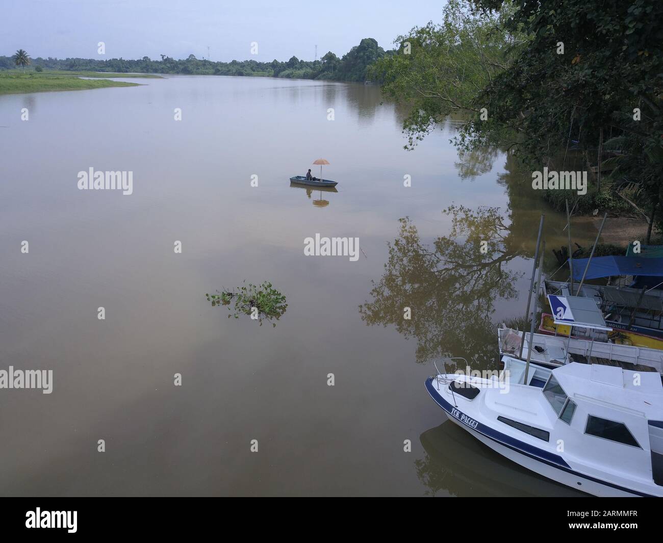 Kuching, Sarawak / Malaysia November 16 2019 The Modern Township of