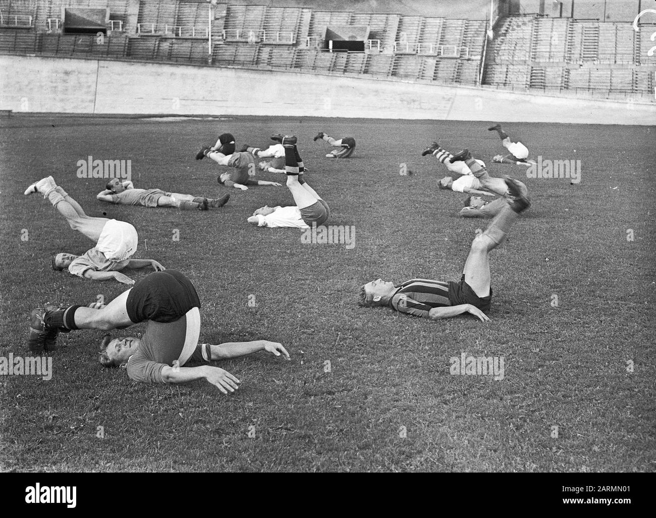 Training Dutch handball Date August 5, 1947 Stock Photo Alamy
