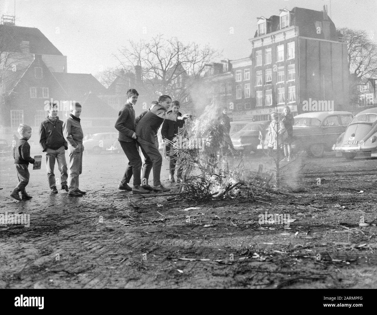 Youth burns christmas trees hires stock photography and images Alamy