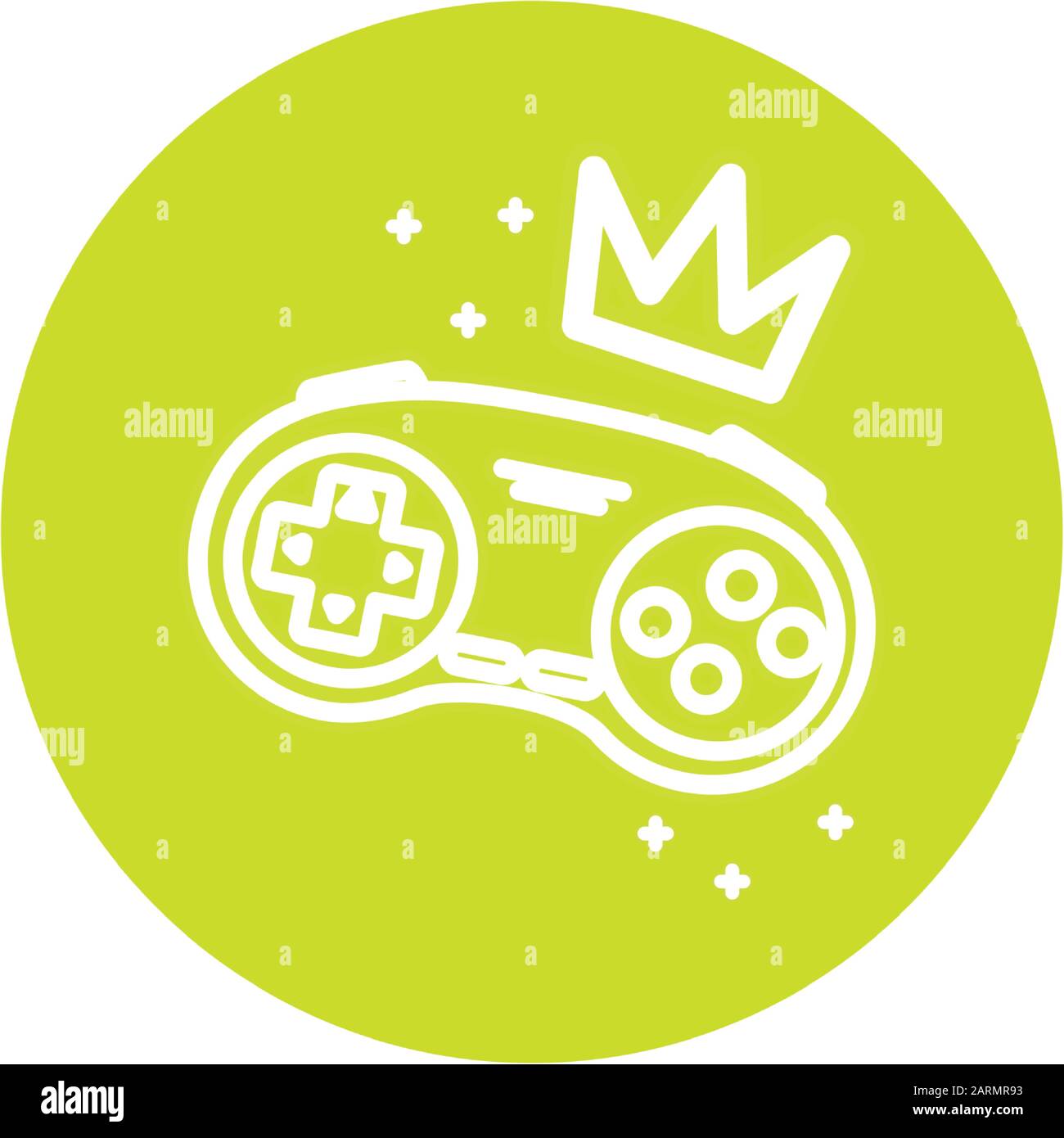 control game nineties style isolated icon Stock Vector Image & Art - Alamy