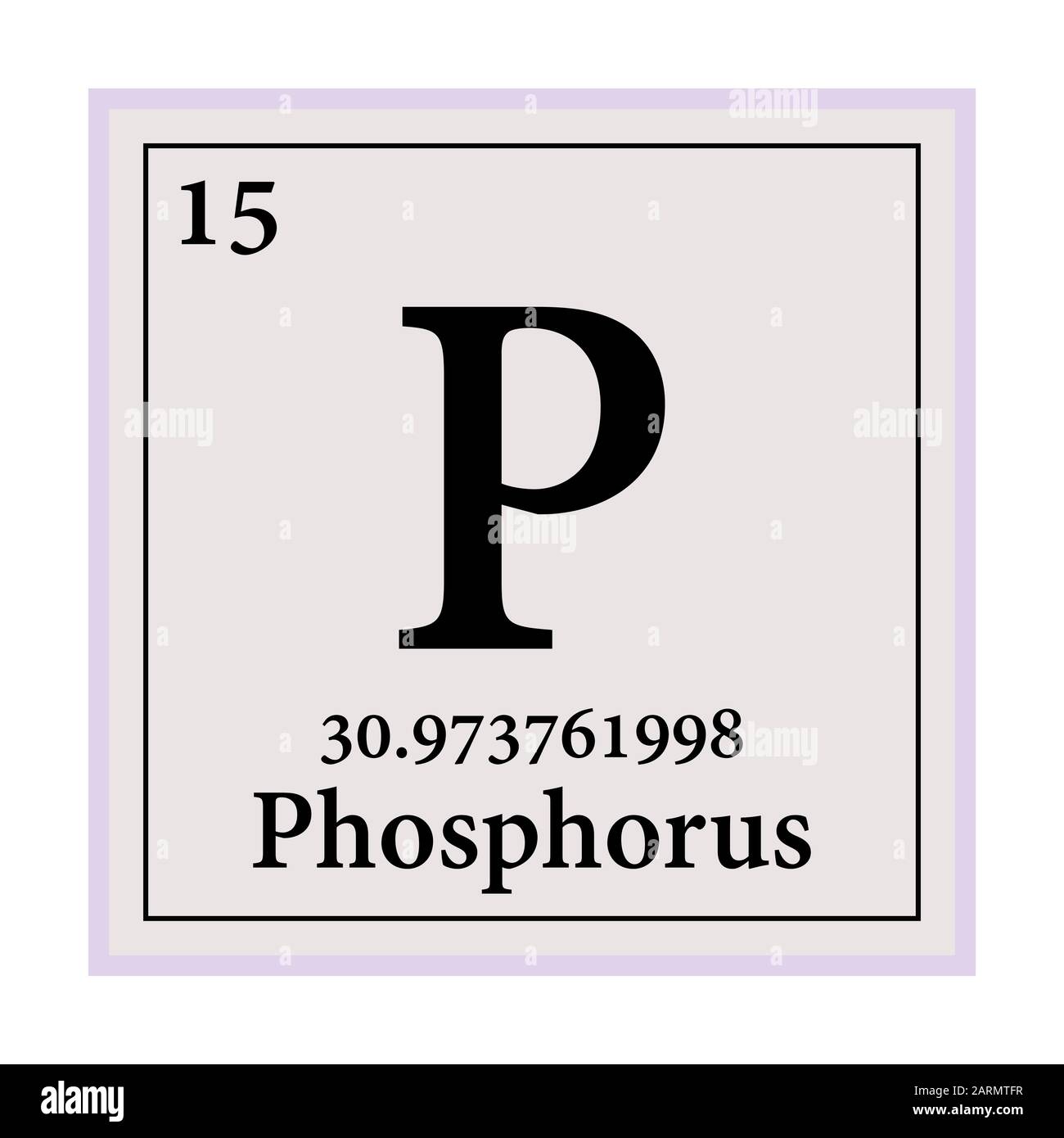 Phosphorus Periodic Table of the Elements Vector illustration eps 10 Stock  Vector Image & Art - Alamy