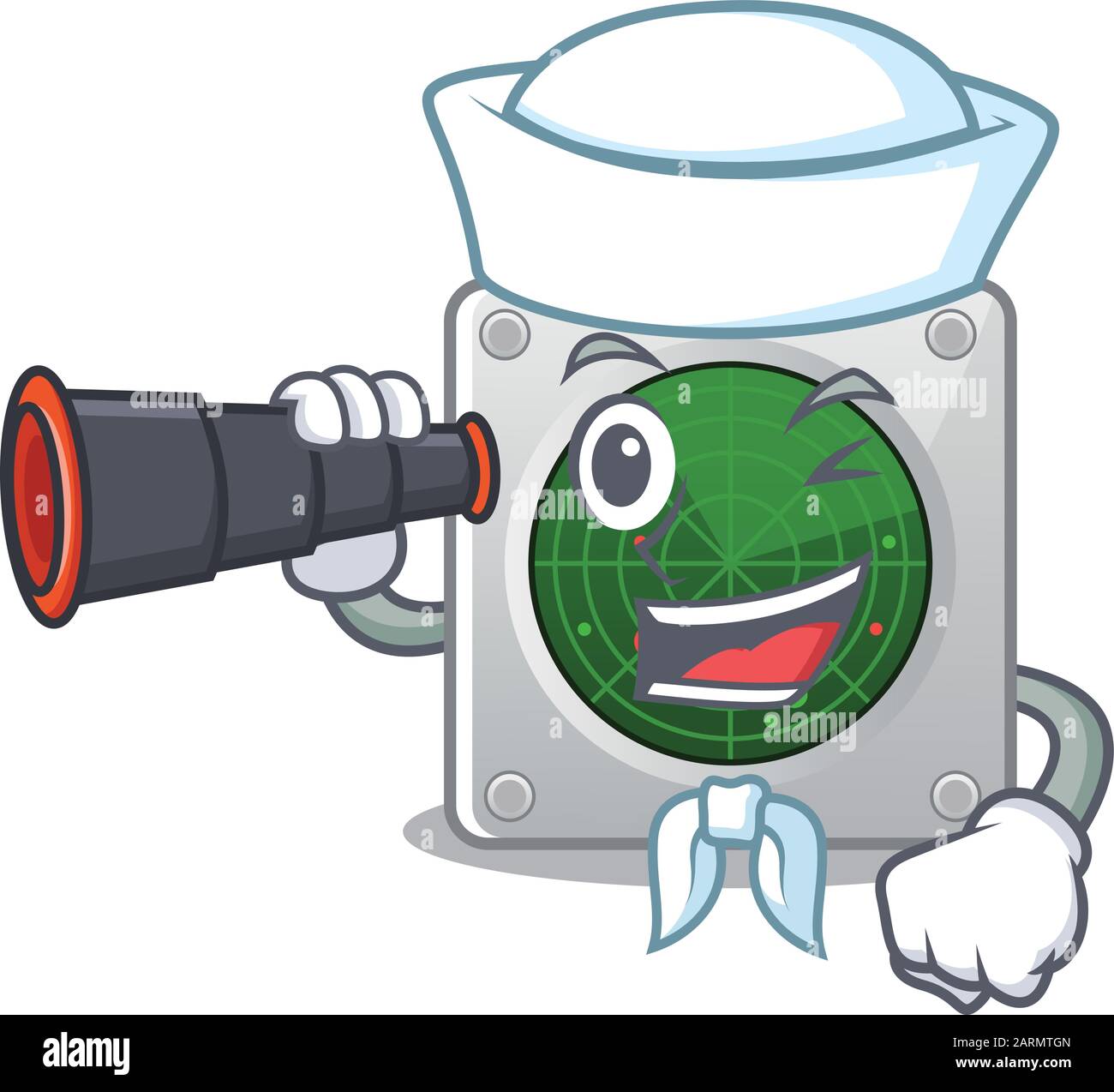 Radar screen captain Stock Vector Images Alamy