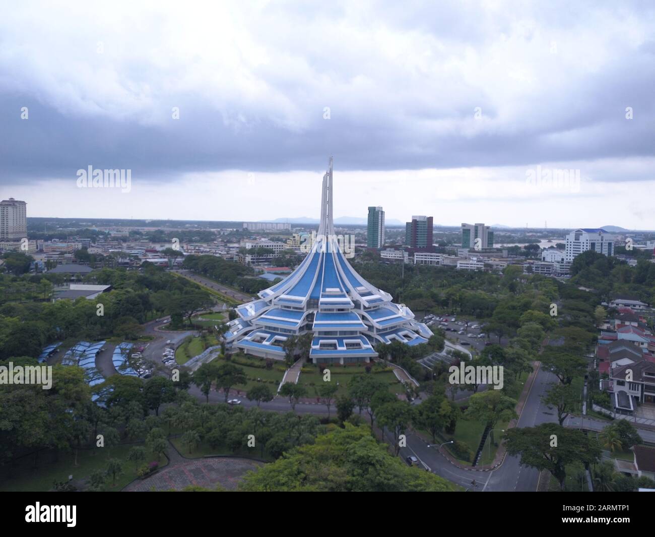 Kuching, Sarawak / Malaysia - October 27 2019: The iconic MBKS building ...