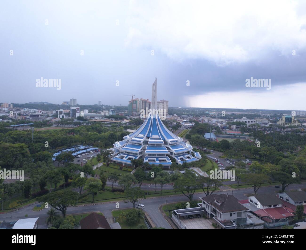 Kuching, Sarawak / Malaysia - October 27 2019: The iconic MBKS building ...